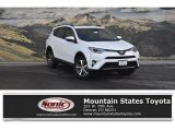 2018 Super White Toyota RAV4 XLE AWD #124644746