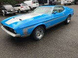 1972 Grabber Blue Ford Mustang Mach 1 Coupe #124684661
