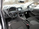 2018 Ford Focus SEL Hatch Charcoal Black Interior