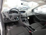 2018 Ford Focus S Sedan Charcoal Black Interior