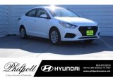 2018 Frost White Pearl Hyundai Accent SE #124699332
