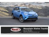 2018 Electric Storm Blue Toyota RAV4 Limited AWD Hybrid #124715860