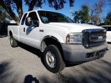 2005 Oxford White Ford F250 Super Duty XL SuperCab 4x4 #124716018