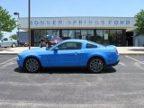 2010 Grabber Blue Ford Mustang GT Premium Coupe #12458803
