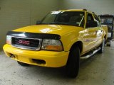2002 Flame Yellow GMC Sonoma SLS Crew Cab 4x4 #12456597