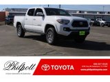 2017 Super White Toyota Tacoma SR5 Double Cab #124731922