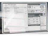 2018 Mercedes-Benz S 450 Sedan Window Sticker