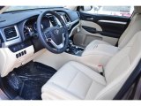 2018 Toyota Highlander Hybrid XLE AWD Almond Interior