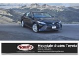 Midnight Black Metallic Toyota Camry in 2018