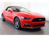 2017 Ford Mustang EcoBoost Premium Convertible Front 3/4 View