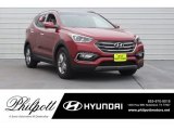 2018 Serrano Red Hyundai Santa Fe Sport  #124790019