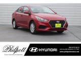 2018 Hyundai Accent Pomegranate Red