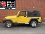 2005 Solar Yellow Jeep Wrangler Unlimited 4x4 #12455718