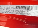 2018 Wrangler Unlimited Color Code for Firecracker Red - Color Code: PRC