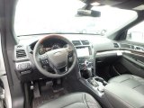2018 Ford Explorer Platinum 4WD Ebony Black Interior