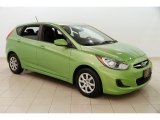 2013 Electrolyte Green Hyundai Accent GS 5 Door #124821975