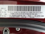 2018 2500 Color Code for Delmonico Red Pearl - Color Code: PRV