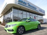 2018 Energy Green Pearl Honda Civic LX-P Coupe #124842896
