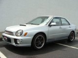 2002 Platinum Silver Metallic Subaru Impreza WRX Sedan #12457094