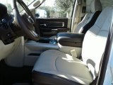 2018 Ram 3500 Laramie Longhorn Mega Cab 4x4 Dual Rear Wheel Canyon Brown/Light Frost Beige Interior