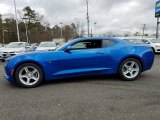 Hyper Blue Metallic Chevrolet Camaro in 2018