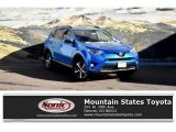 2018 Electric Storm Blue Toyota RAV4 XLE AWD #124928687