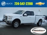 2015 Oxford White Ford F150 Lariat SuperCab 4x4 #124928818