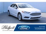 2018 White Platinum Ford Fusion Hybrid SE #124945233