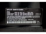 2018 X5 M Color Code for Black Sapphire Metallic - Color Code: 475