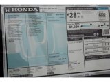 2018 Honda CR-V LX Window Sticker