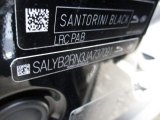 2018 Range Rover Velar Color Code for Santorini Black Metallic - Color Code: PAB