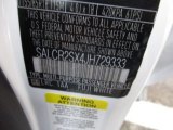 2018 Discovery Sport Color Code for Fuji White - Color Code: 1AA