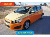 2012 Inferno Orange Metallic Chevrolet Sonic LS Hatch #125068615