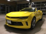 2017 Bright Yellow Chevrolet Camaro LT Convertible #125068248