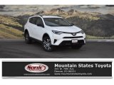 2018 Super White Toyota RAV4 LE AWD #125068299