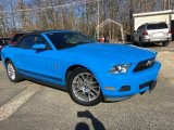 Grabber Blue Ford Mustang in 2012