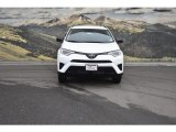 2018 Super White Toyota RAV4 LE AWD #125093714