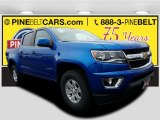 2018 Kinetic Blue Metallic Chevrolet Colorado WT Crew Cab 4x4 #125140121