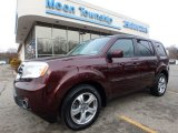 2015 Dark Cherry Pearl Honda Pilot EX-L 4WD #125140229