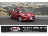 Hypersonic Red Toyota Prius in 2018