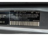 2018 G Color Code for Palladium Silver Metallic - Color Code: 792