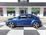 2012 Reef Blue Metallic Volkswagen Beetle Turbo #125156386