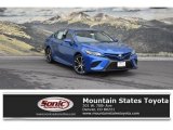 2018 Blue Streak Metallic Toyota Camry SE #125171947