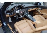 2015 Porsche 911 Turbo S Cabriolet Espresso/Cognac Natural Leather Interior