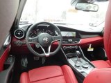 2018 Alfa Romeo Giulia Ti AWD Black/Red Interior