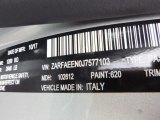 2018 Giulia Color Code for Silverstone Gray Metallic - Color Code: 620