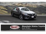 2018 Midnight Black Metallic Toyota Camry SE #125228869