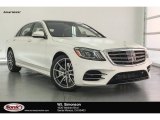 2018 designo Cashmere White (Matte) Mercedes-Benz S 560 Sedan #125201001