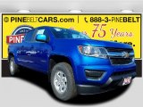 2018 Kinetic Blue Metallic Chevrolet Colorado WT Crew Cab 4x4 #125268145