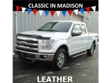 2015 Oxford White Ford F150 Lariat SuperCab 4x4 #125289514